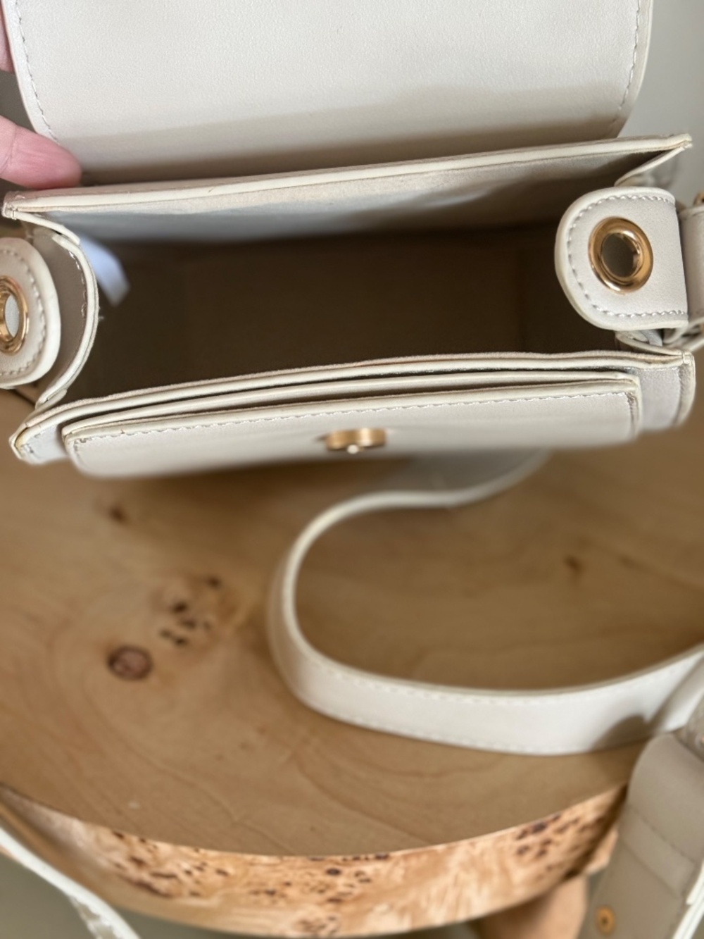 Small Crossbody Bag - Beige - Picture 5 of 5